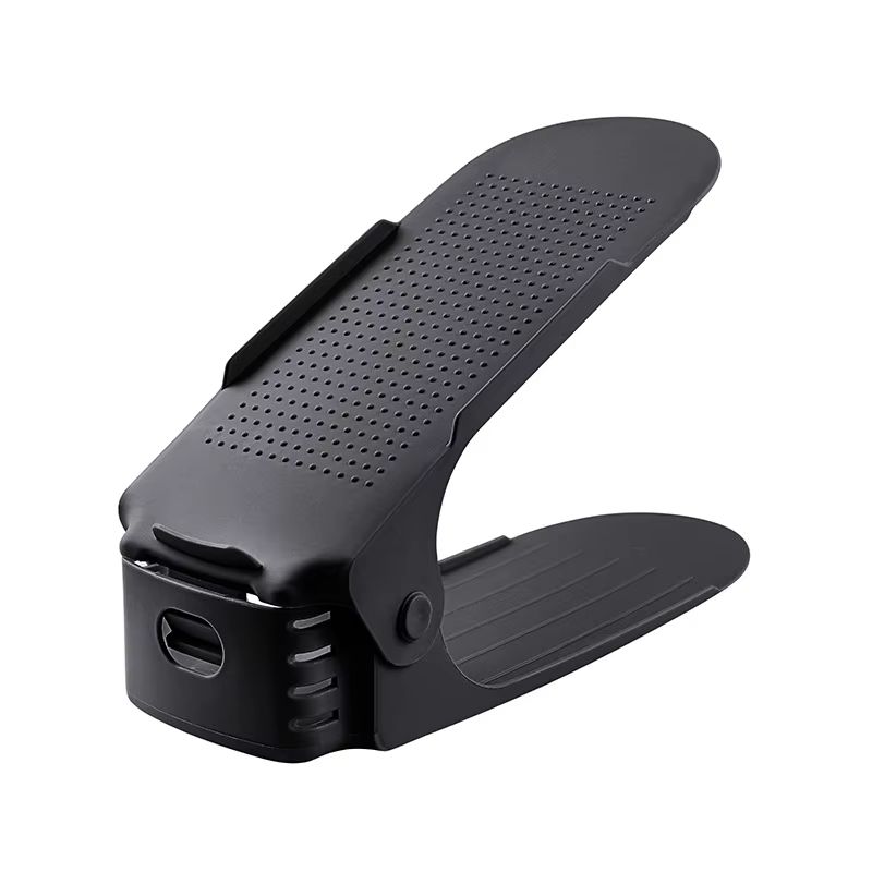 Adjustable Double Layer Shoe Organizer Space Saving Stackable Shoe Shelf Rack 6