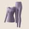 Seamless Thermal Underwear Set For Women Lightweight Warm Base Layer Long Johns 6