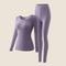 Seamless Thermal Underwear Set For Women Lightweight Warm Base Layer Long Johns 6