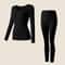 Seamless Thermal Underwear Set For Women Lightweight Warm Base Layer Long Johns 7
