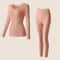 Seamless Thermal Underwear Set For Women Lightweight Warm Base Layer Long Johns 10