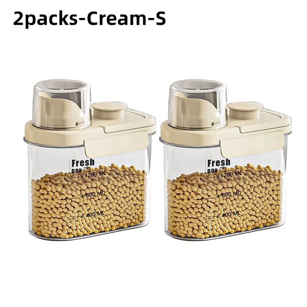 Airtight Grain Storage Container Large Capacity Moisture Proof Sealed Food Tank 13