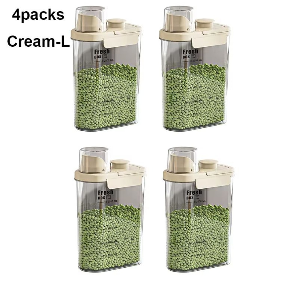 Airtight Grain Storage Container Large Capacity Moisture Proof Sealed Food Tank 15