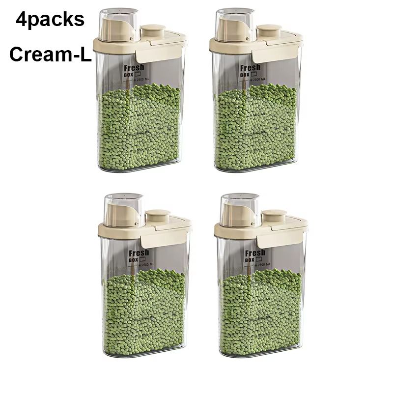 Airtight Grain Storage Container Large Capacity Moisture Proof Sealed Food Tank 15