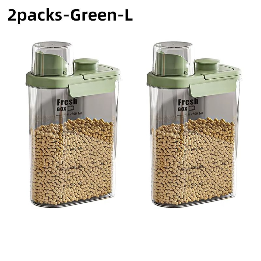 Airtight Grain Storage Container Large Capacity Moisture Proof Sealed Food Tank 7