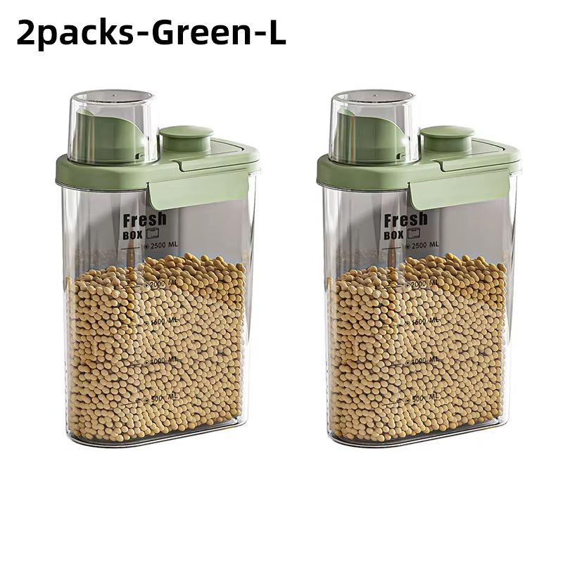 Airtight Grain Storage Container Large Capacity Moisture Proof Sealed Food Tank 7