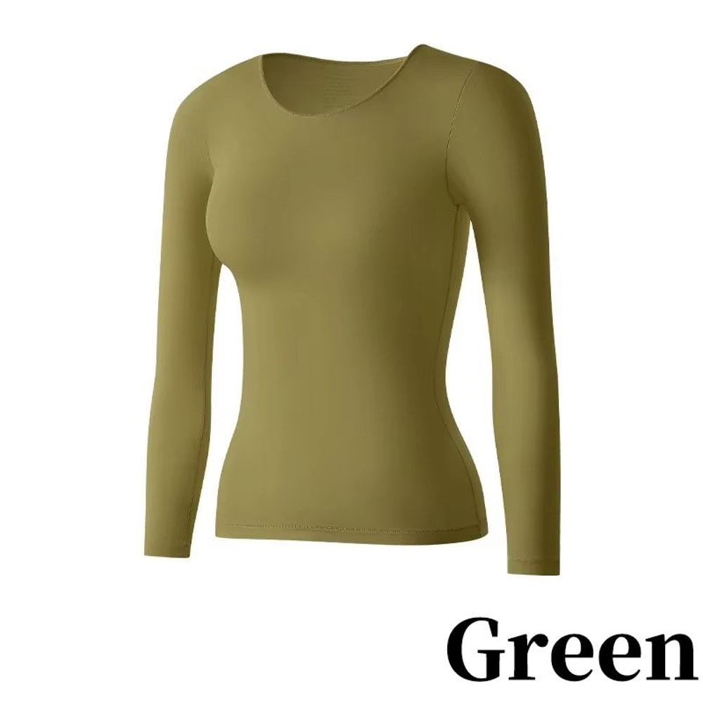 Seamless Thermal Underwear Set For Women Lightweight Warm Base Layer Long Johns 20