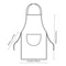 Waterproof Oilproof Kitchen Apron With Hand Wipe Panel For Cooking And Cleaning 5
