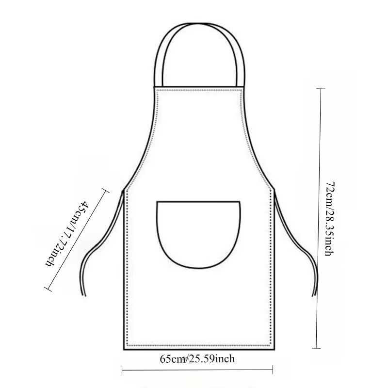 Waterproof Oilproof Kitchen Apron With Hand Wipe Panel For Cooking And Cleaning 5