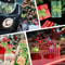 12pcs Christmas Bow Decorations For Tree Wreath And Gift Wrapping Festive Holiday Decor Set 2