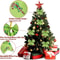 12pcs Christmas Bow Decorations For Tree Wreath And Gift Wrapping Festive Holiday Decor Set 4