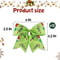 12pcs Christmas Bow Decorations For Tree Wreath And Gift Wrapping Festive Holiday Decor Set 5
