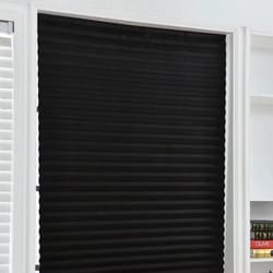 self adhesive pleated window blinds half curtain for bathroom balcony and living room privacy shade