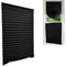 Self Adhesive Pleated Window Blinds Half Curtain For Bathroom Balcony And Living Room Privacy Shade 1