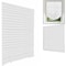Self Adhesive Pleated Window Blinds Half Curtain For Bathroom Balcony And Living Room Privacy Shade 7