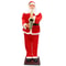 70in Life Size Animated Singing Dancing Santa Claus Holiday Display Decoration 1