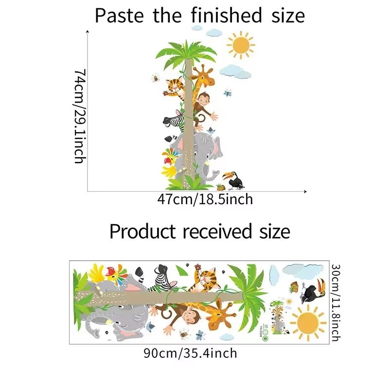 Floral Vine Wall Sticker Set For Living Room Bedroom Peel And Stick Decor 10