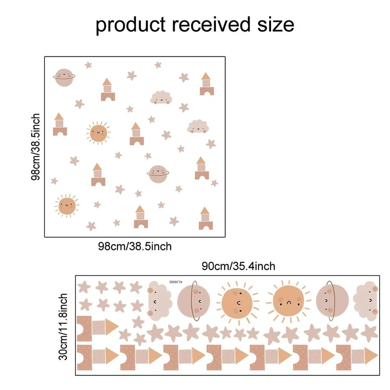 Floral Vine Wall Sticker Set For Living Room Bedroom Peel And Stick Decor 13