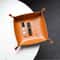 Nordic PU Leather Folding Tray Organizer For Keys Jewelry And Desk Essentials 0