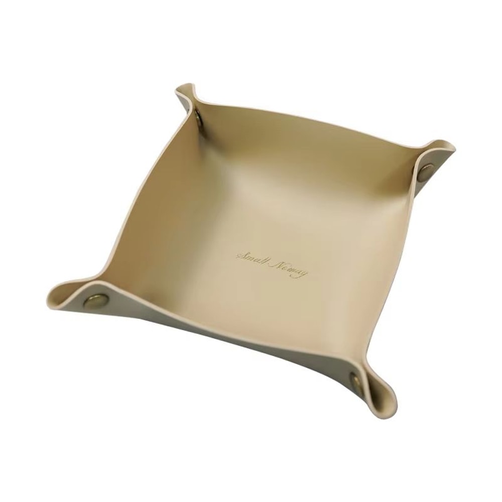 Nordic PU Leather Folding Tray Organizer For Keys Jewelry And Desk Essentials 10