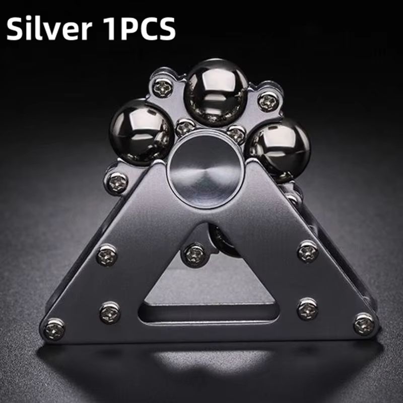 Metal Fingertip Gyroscopic Wheel Spinner Mechanical Desk Toy Stress Relief EDC Gadget 6