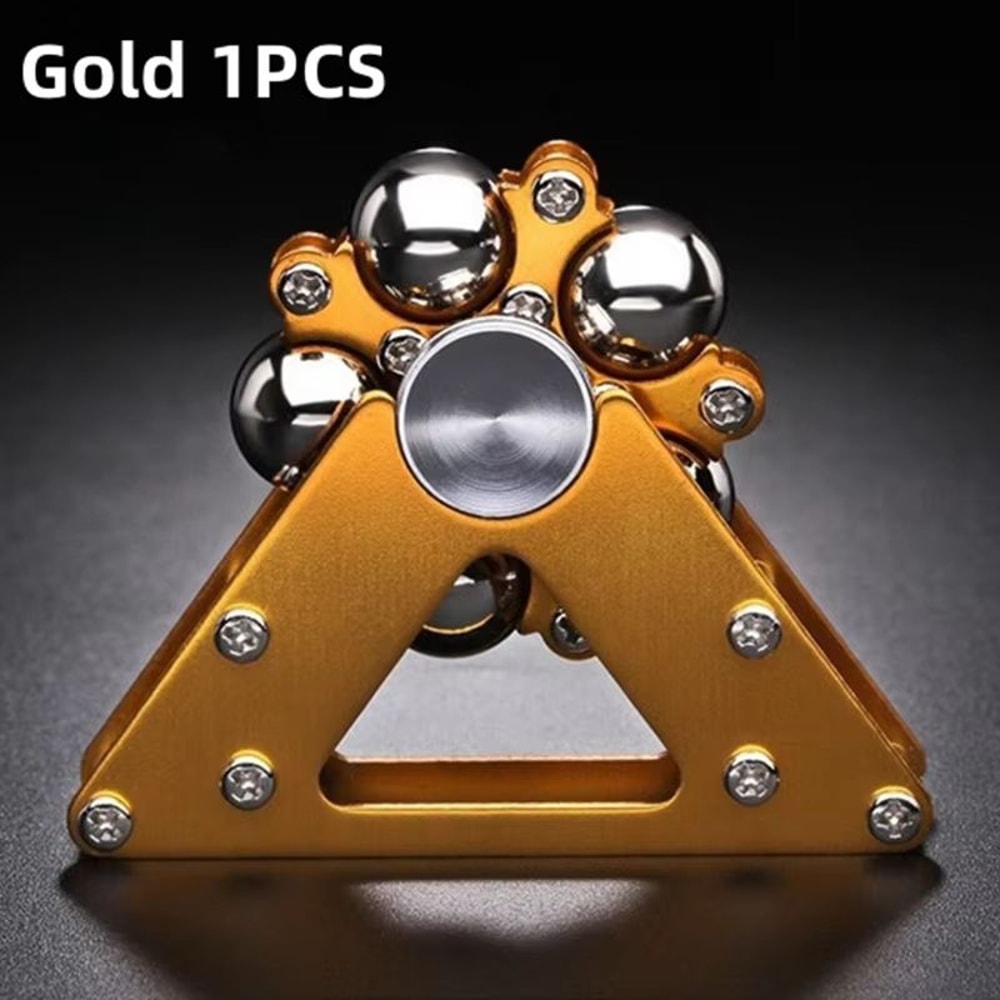 Metal Fingertip Gyroscopic Wheel Spinner Mechanical Desk Toy Stress Relief EDC Gadget 7