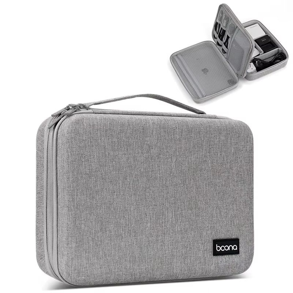 Large Capacity Travel Electronics Organizer Case For Cables Chargers And Gadgets 1