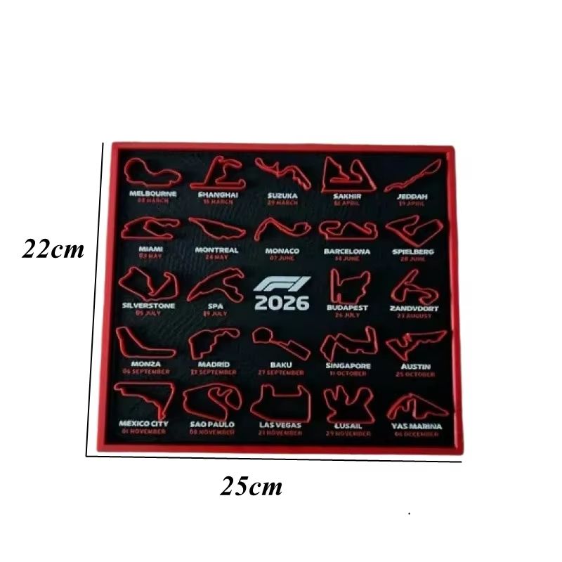 2026 Formula 1 Racing Map Poster Modern Circuit Wall Art For Home And Office Decor 6