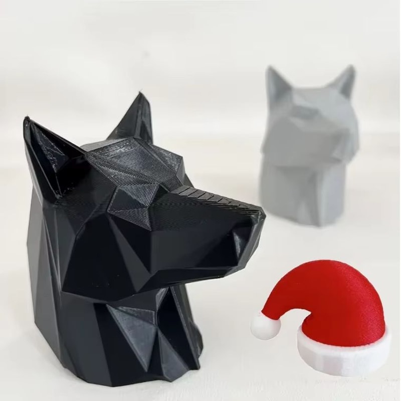 Dog Head Tow Hitch Ball Cover 50mm Universal Trailer Ball Protector Cap 2