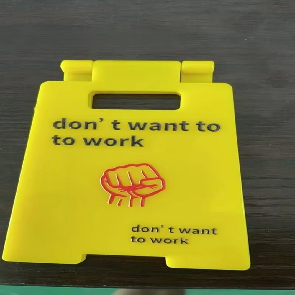 Funny Overstimulated Desk Sign For Office Humor Decor 6