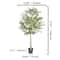 46FT Artificial Olive Tree In Pot With AntiTip Base For Realistic Indoor Outdoor Decor 9