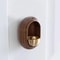 Vintage Walnut Wood Doorbell Chime Brass Wind Bell Entry Decor 9