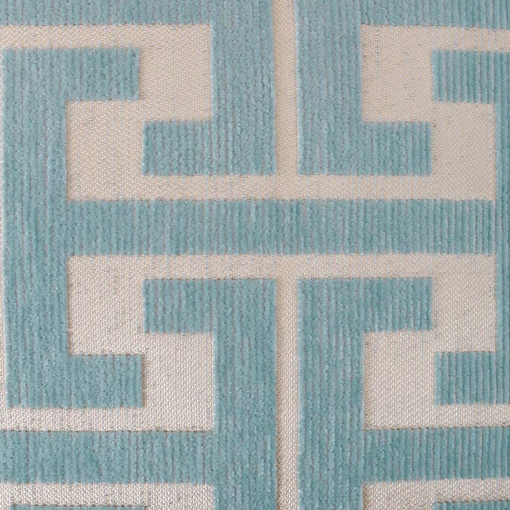 Geometric Jacquard Polyester Pillow Cover Modern Sofa Lumbar Decor 2