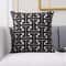 Geometric Jacquard Polyester Pillow Cover Modern Sofa Lumbar Decor 7