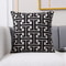 Geometric Jacquard Polyester Pillow Cover Modern Sofa Lumbar Decor 7