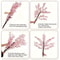 Handmade Artificial Cherry Blossom Tree Pink Sakura Decor For Indoor Outdoor Styling 4