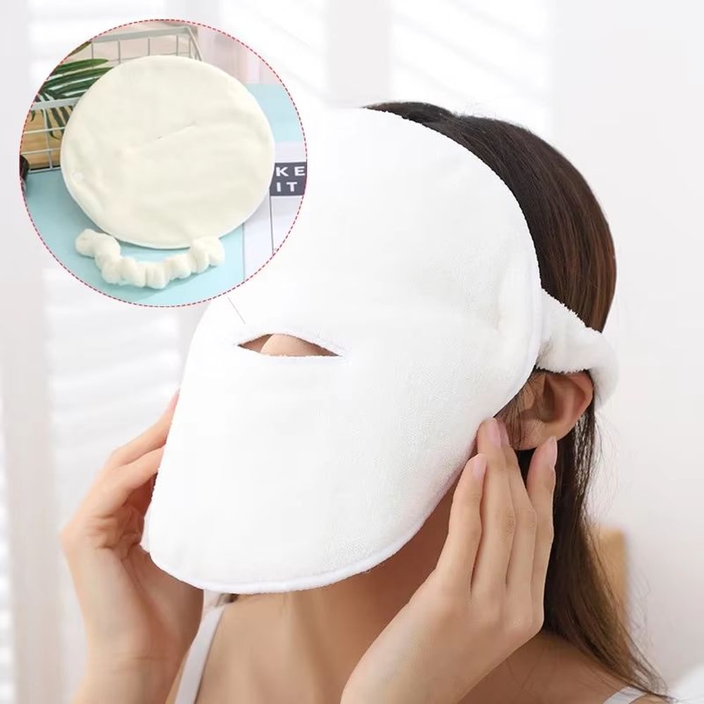 Thick Facial Towel For Hot Cold Compress Reusable Beauty Face Cloth 9