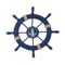 Vintage Mediterranean Wooden Ship Wheel Nautical Helm Wall Decor 6
