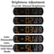LED Digital Alarm Clock With Temperature Humidity Dual Alarm And Auto Dim Display 5