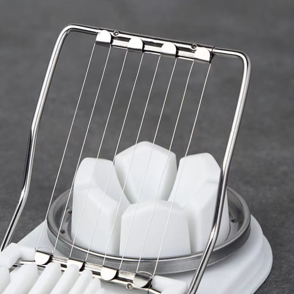 2 In 1 Stainless Steel Egg Slicer For Hard Boiled Eggs And Soft Fruits 5