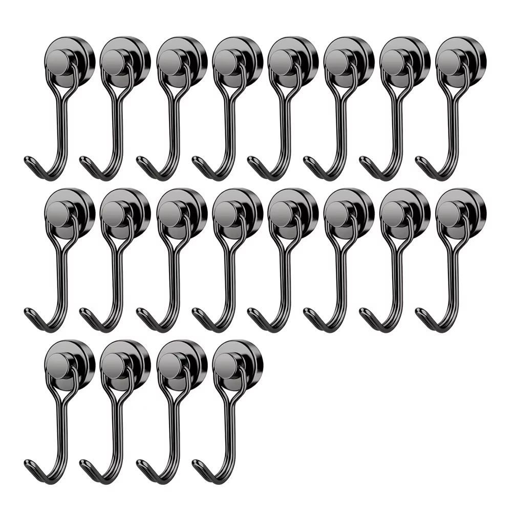 Heavy Duty Magnetic Swivel Hooks Neodymium Cruise Hooks For Fridge Grill And Locker Storage 13