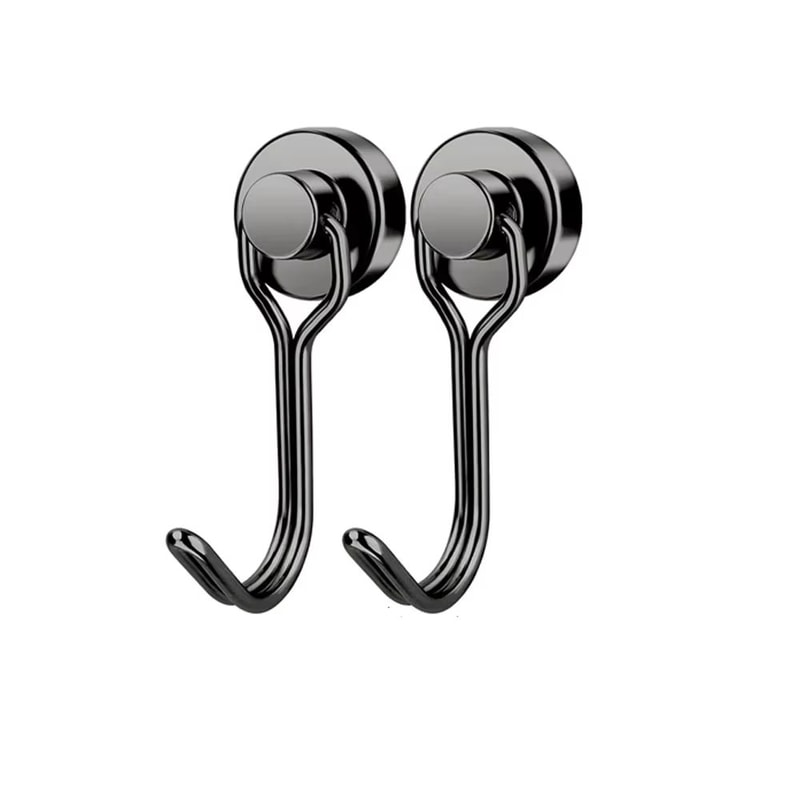 Heavy Duty Magnetic Swivel Hooks Neodymium Cruise Hooks For Fridge Grill And Locker Storage 7
