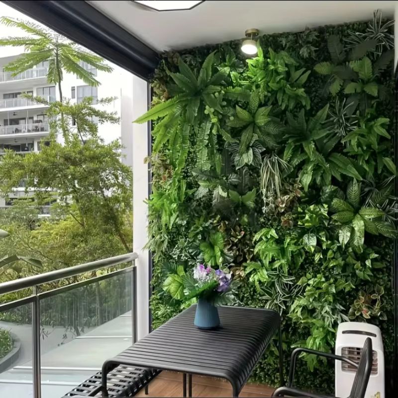 Artificial Boxwood Hedge Wall Panel For Indoor Outdoor Green Decor 2