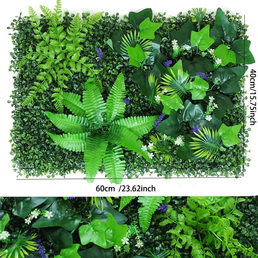 Artificial Boxwood Hedge Wall Panel For Indoor Outdoor Green Decor 8