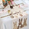 Spring Easter Bunny Egg Linen Table Runner For Dining Decor 2