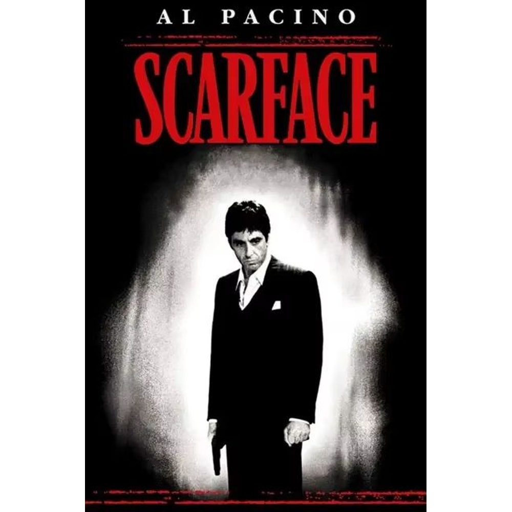 Scarface Tony Montana Canvas Poster Gangster Movie Wall Art Print 9