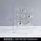 Modern Clear Acrylic Square Display Box Decorative Sphere Cover Ornament 12