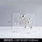 Modern Clear Acrylic Square Display Box Decorative Sphere Cover Ornament 13