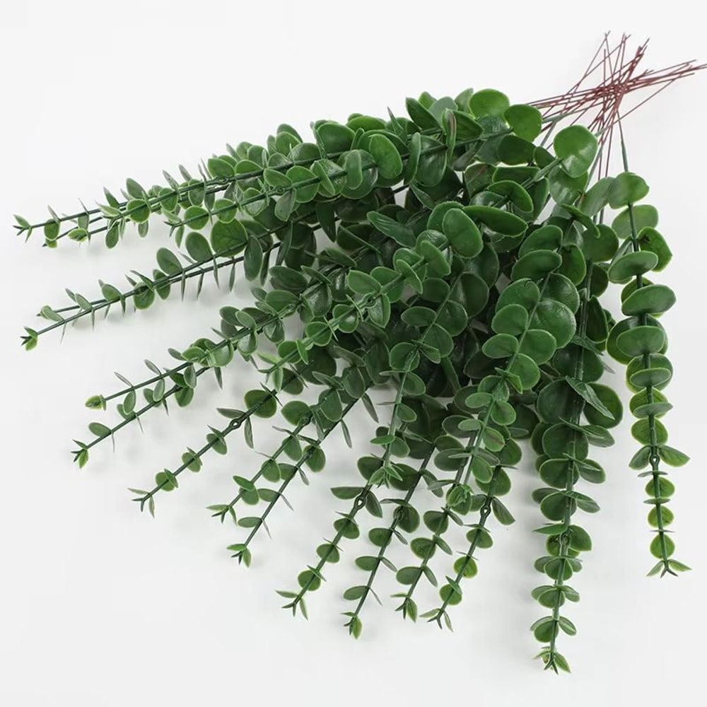 20pcs Artificial Eucalyptus Stems Faux Greenery Branches For Wedding And Home Decor 6