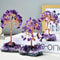 Amethyst Crystal Tree Decor Healing Stone Bonsai With Natural Gravel Base 0
